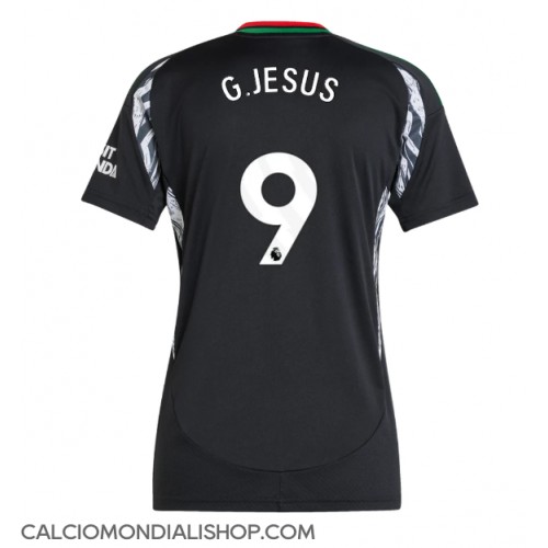 Maglie da calcio Arsenal Gabriel Jesus #9 Seconda Maglia Femminile 2024-25 Manica Corta